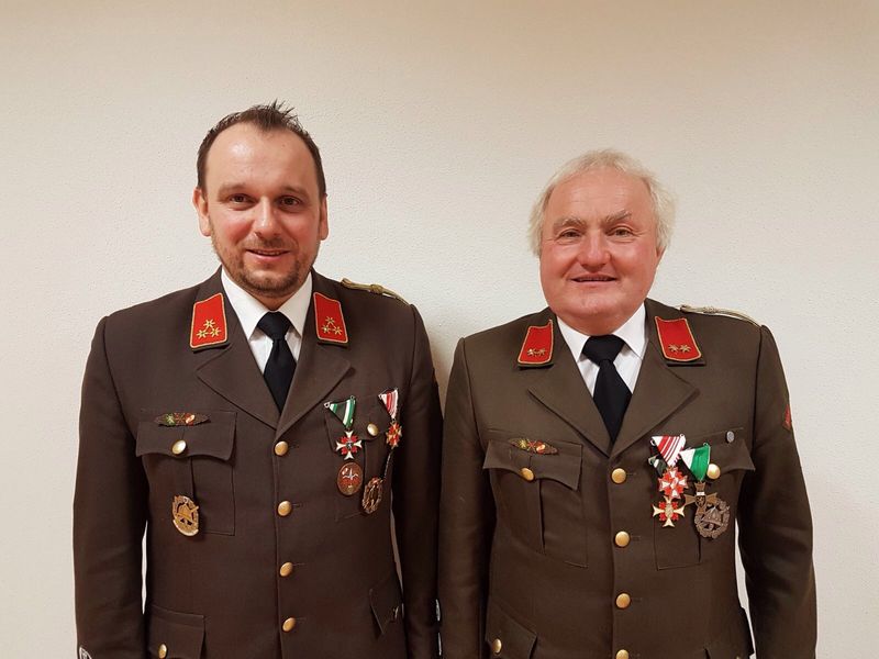 Kommando FF Allerheiligen: HBI Markus Hammer und OBI Franz Rieger Kommando FF Allerheiligen: HBI Markus Hammer und OBI Franz Rieger