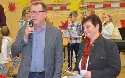 Begrüßung von Bürgermeister Michael Fuchs-Wurzinger und Renate Heidinger von der Frauenbewegung