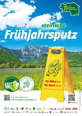 Frühjahrsputz in der Steiermark von 20. März bis 29. April 2017
