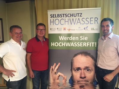 Die Vortragenden zum Thema "Selbstschutz Hochwasser"