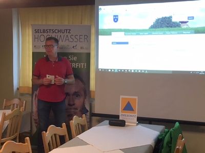 Bürgermeister Michael Fuchs-Wurzinger ging auf das Unwetter vom 16. April 2018 ein Bürgermeister Michael Fuchs-Wurzinger ging auf das Unwetter vom 16. April 2018 ein