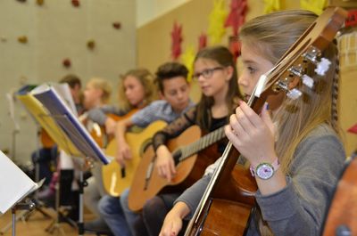 Gitarrenschüler von Wolfgang Hoffelner